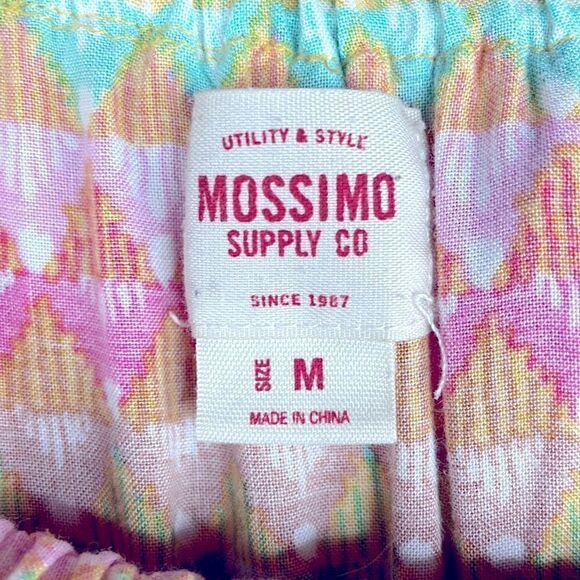 MOSSIMO Y2K Strapless Maxi Dress Boho colorful size Medium - Picture 7 of 8